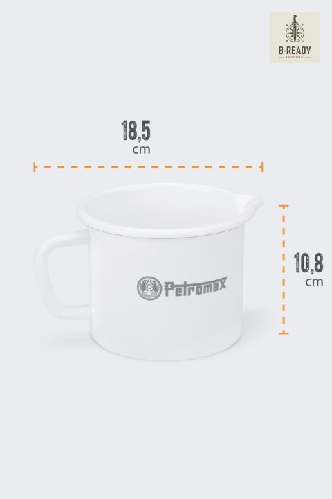 Emaliowany Garnek na Mleko Petromax 1,0 L WHITE