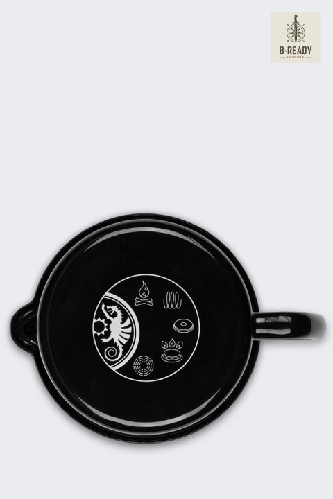 Emaliowany Garnek na Mleko Petromax 1,4 L BLACK