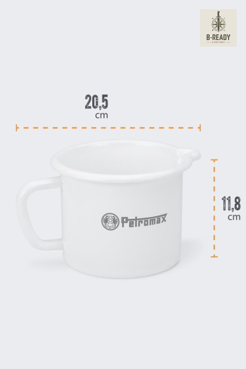 Emaliowany Garnek na Mleko Petromax 1.4 L WHITE