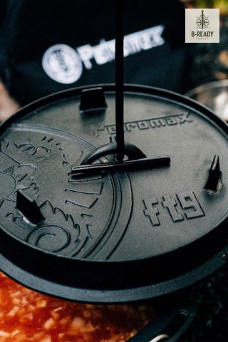 Żeliwny Kociołek Holenderski z Nóżkami Petromax 9