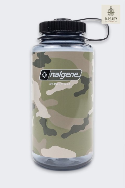 Butelka Nalgene z Szerokim Ustnikiem 1L GrayBlack
