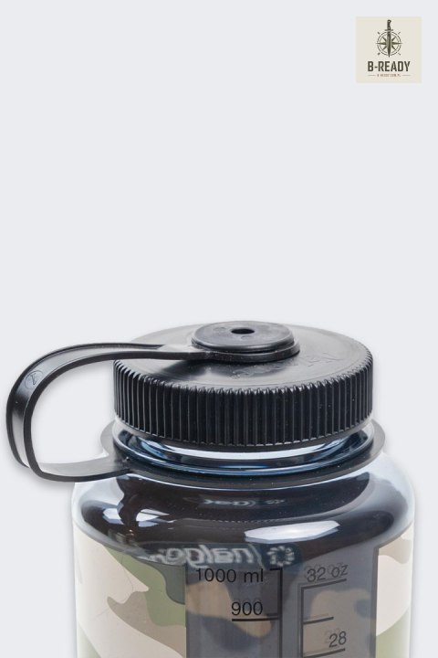 Butelka Nalgene z Szerokim Ustnikiem 1L GrayBlack