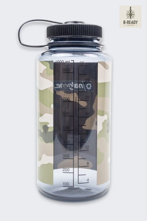 Butelka Nalgene z Szerokim Ustnikiem 1L GrayBlack