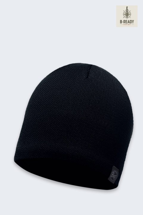 Czapka Buff Safety Knitted Polar Solid Black