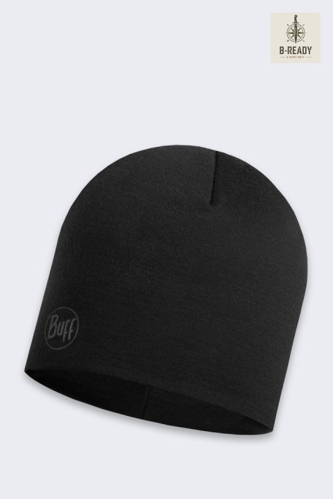 Czapka Buff Safety Merino Wool Thermal Black