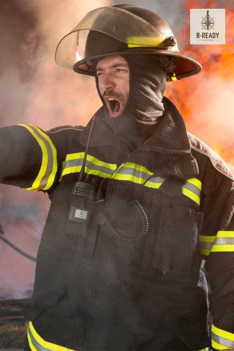 Kominiarka Strażacka Buff Safety Firefighter Blue