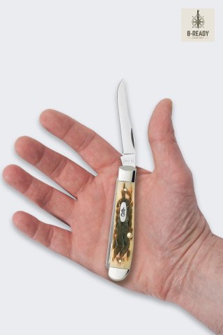 Nóż Składany Case Mini Trapper SS Amber Bone