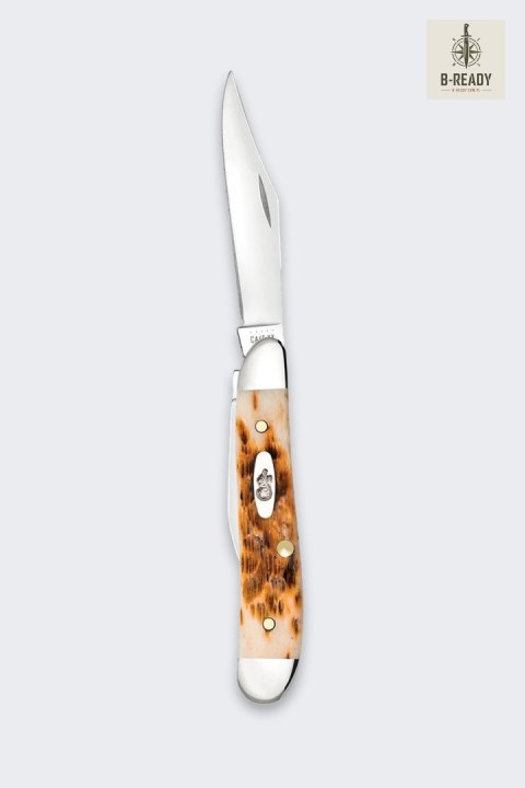 Nóż Składany Case Peanut SS Amber Bone