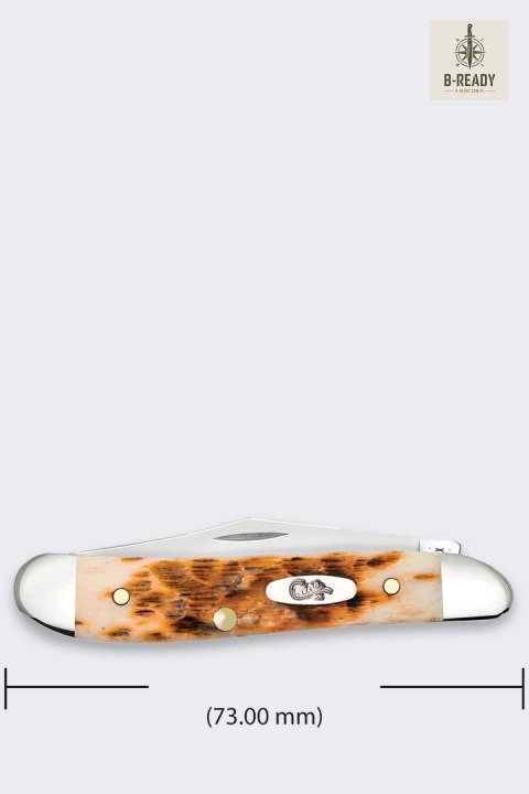 Nóż Składany Case Peanut SS Amber Bone