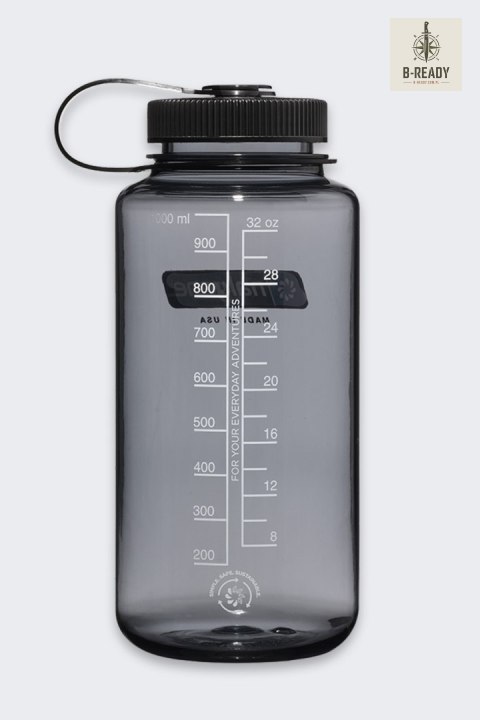 Butelka Nalgene z Szerokim Ustnikiem WM 1L Gray
