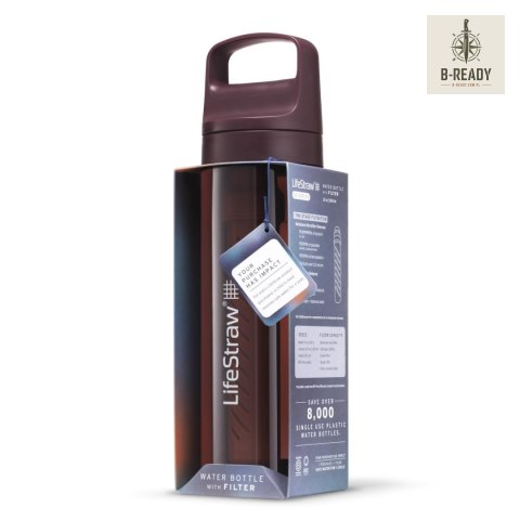 Butelka z filtrem LifeStraw Go 20 Merlot 650ml