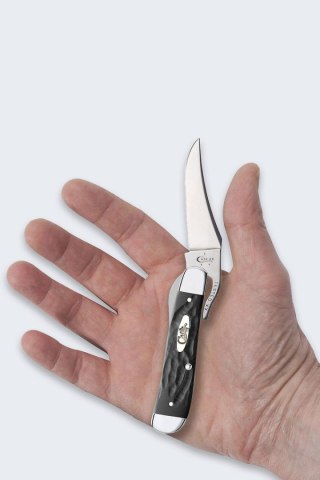 Nóż Składany Case Jigged Rough Black Russlock SS B