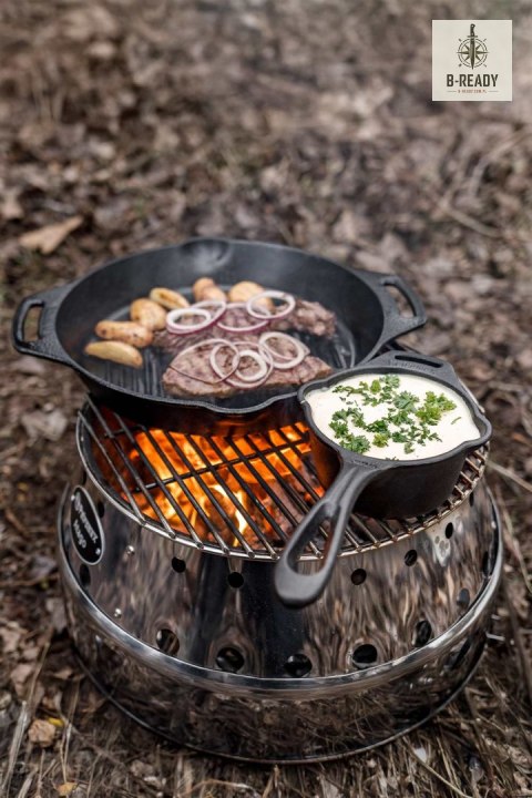 Grillowa Patelnia Żeliwna z Uchwytami Petromax 30