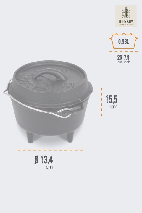 Kociołek Żeliwny Petromax Dutch Oven z Nóżkami 09