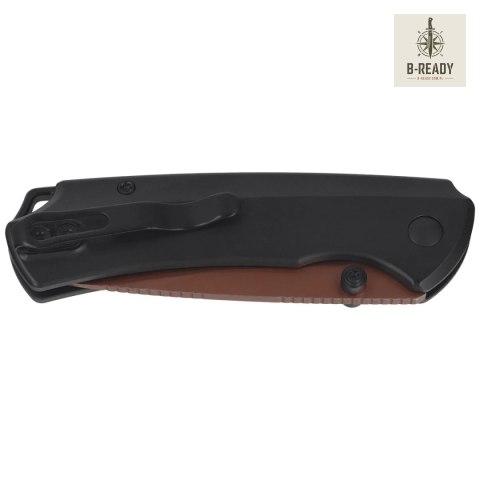 Nóż składany Kizer T1 BD Black Titanium, Sunset Metal PVD / Stonewashed Elmax by Uli Hennicke (Ki3490.2BDA2) Kizer Cutlery