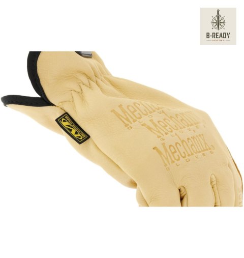 Rękawice Mechanix DuraHide Cow Driver Tan