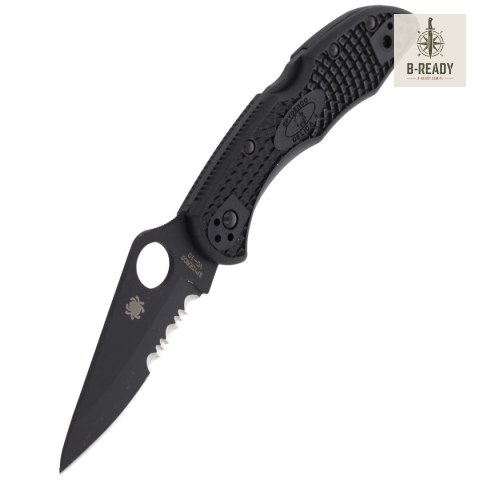 Nóż Spyderco Delica 4 FRN Black/Black Blade (C11PSBBK)