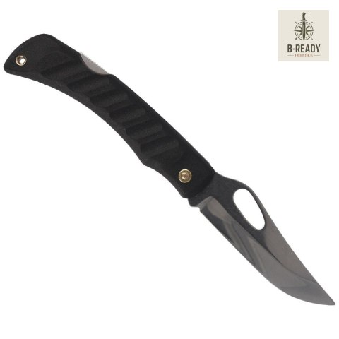 Nóż składany Mikov Crocodile Clip Point Black ABS, Mirror (243-NH-1/B BLK)