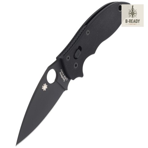 Nóż składany Spyderco Manix 2 G-10 Black / Black Blade (C101GPBBK2)