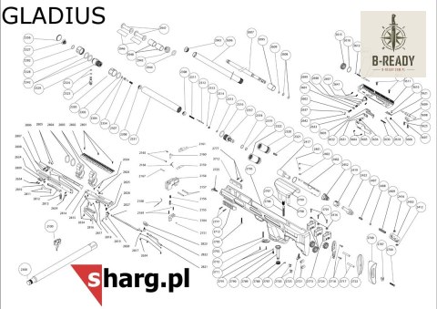 O-Ring magazynka do wiatrówki Hatsan Airmax, AT44, BT65, BullBoss, Gladius, Nova, Trophy 4.5mm (2616-1)
