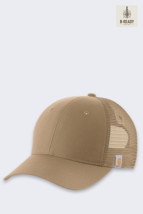 Czapka Carhartt Canvas Mesh Back Dark Khaki