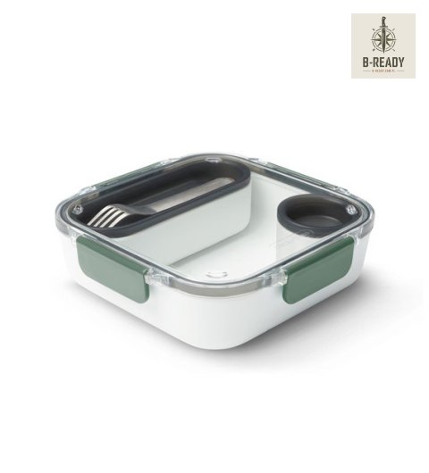 BB-Lunch box kwadratowy, oliwkowy
