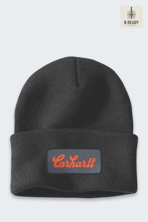 Czapka Carhartt Script Patch Beanie Black