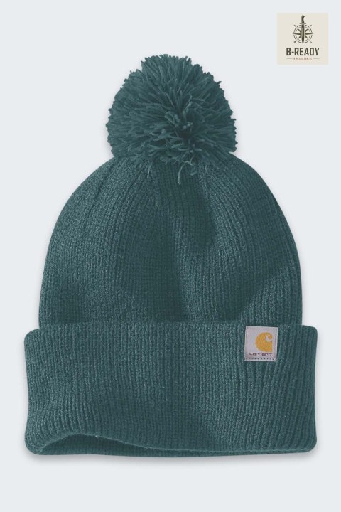 Czapka z Pomponem Carhartt Cuffed Greenstone