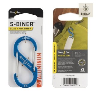 Karabinek Nite Ize S-Biner Aluminium #3 Niebieski