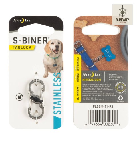 Karabinek Nite Ize S-Biner TagLock Stainless Steel