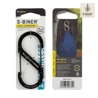 Karabinek Nite Ize S-Binerl Dual Cab. #4 Stainless
