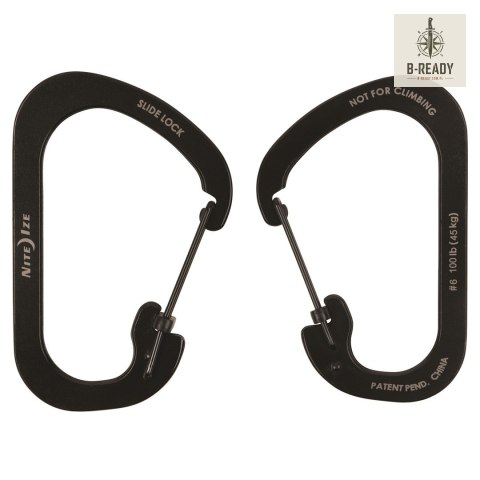 Karabinek Nite Ize Sidelock Carabiner 6 Black