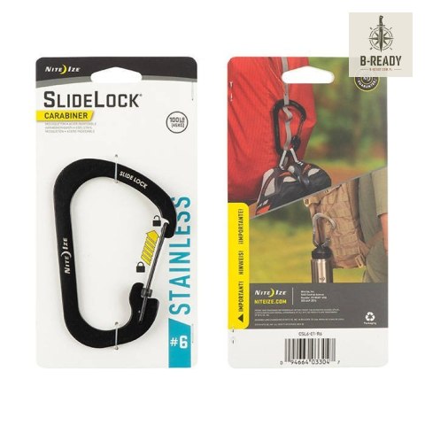 Karabinek Nite Ize Sidelock Carabiner 6 Black