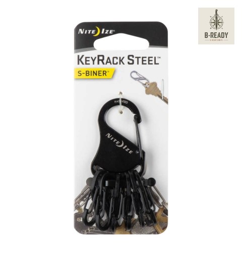 Karabinek na klucze Nite Ize S-Biner KayRack Black