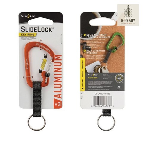 Nite Ize Karabinek SlideLock Key Ring Aluminum Pom