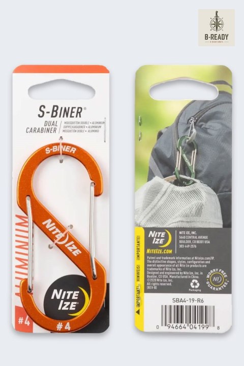Karabinek Nite Ize SBiner Slidelock 3 ORANGE