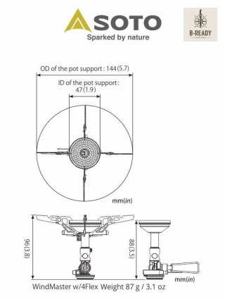 SOTO kuchenka WindMaster w 4/Flex OD-1RXN