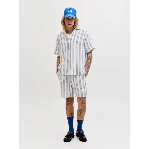 Jack&Jones męskie szorty JPSTJAIDEN COBA STRIPE JOG SHORTS REG SN 12274413 CLOUD DANCER/STRIPES