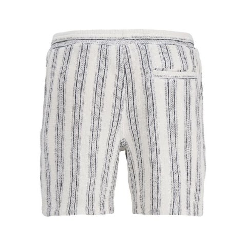 Jack&Jones męskie szorty JPSTJAIDEN COBA STRIPE JOG SHORTS REG SN 12274413 CLOUD DANCER/STRIPES