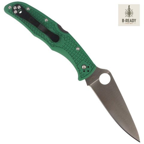Nóż Spyderco Endura 4 FRN Green Flat Ground Plain (C10FPGR)