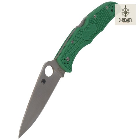 Nóż Spyderco Endura 4 FRN Green Flat Ground Plain (C10FPGR)