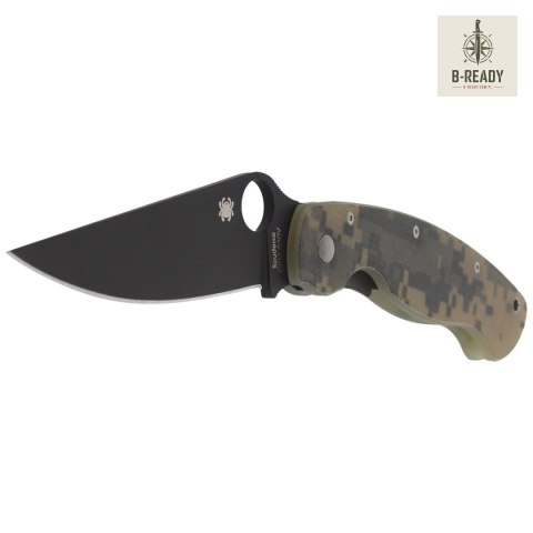 Nóż składany Spyderco Military Digital Camo G10, Black DLC CPM S30V by Sal Glesser (C36GPCMOBK)