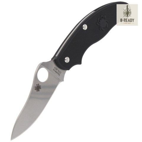 Nóż składany Spyderco UK Penknife Drop Point Black FRN, Satin CTS BD1N by Sal Glesser (C94PBK3)