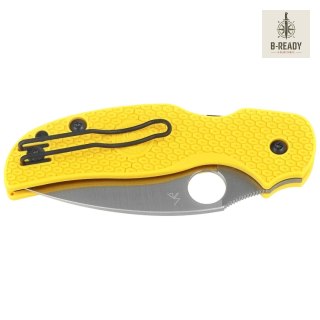 Nóż składany Spyderco Sage 5 Lightweight Salt Yellow FRN, Satin MagnaCut by Sal Glesser (C123PYL) Spyderco Inc.