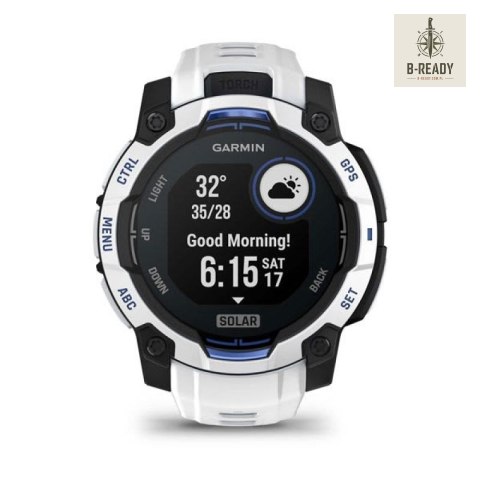 Smartwatch GARMIN Instinct 3 45mm SOLAR Whitestone