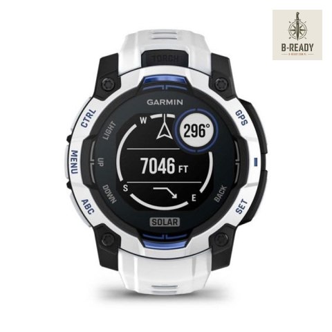 Smartwatch GARMIN Instinct 3 45mm SOLAR Whitestone