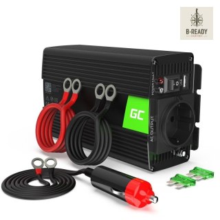 GREEN CELL PRZETWORNICA INV16 12V-230V 500W/1000W CZYSTA SINUSOIDA