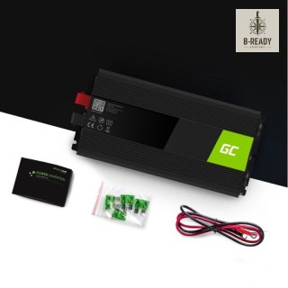 GREEN CELL PRZETWORNICA INV24 24V-230V 1500W/3000W MODYFIKOWANA SINUSOIDA
