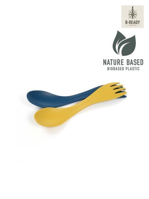 Light My Fire Spork little 2-pack yellow/blue