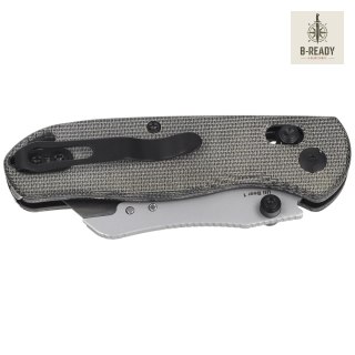 Nóż składany Kizer Uti Bear 1 Black Micarta, Bead Blasted SK5 / 50Cr15MoV by Azo (V3619JA3) Kizer Cutlery